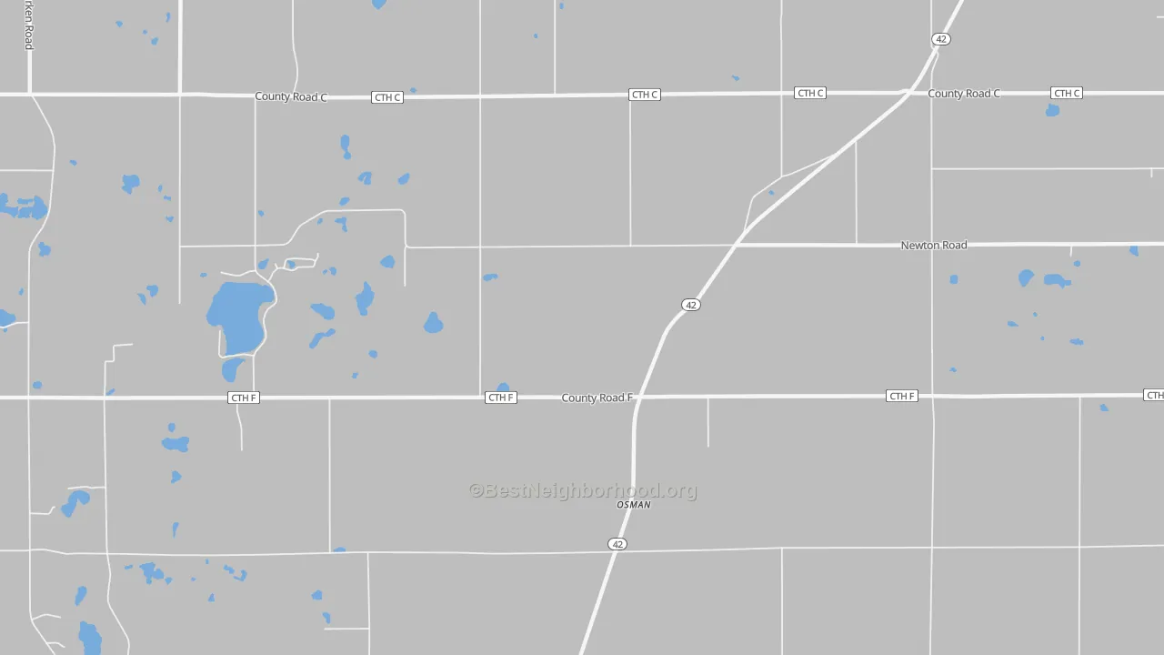 Transit Grade map of Osman, WI