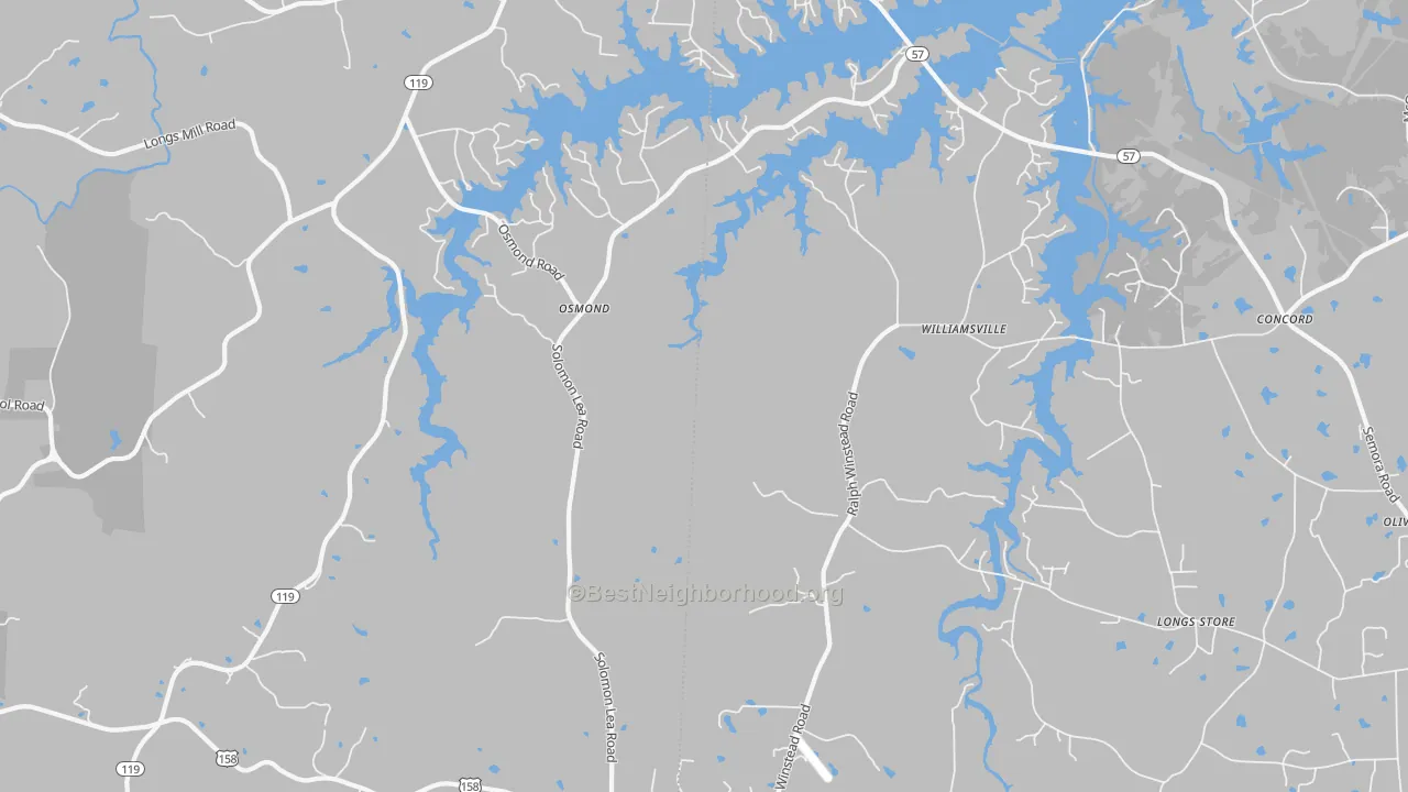 Transit Grade map of Osmond, NC