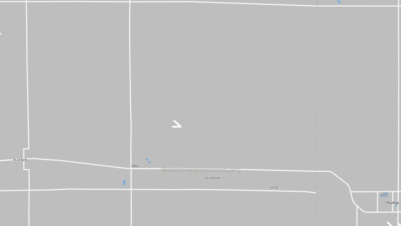 Transit Grade map of Otis, CO