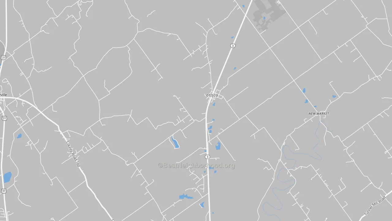 Transit Grade map of Otisco, IN