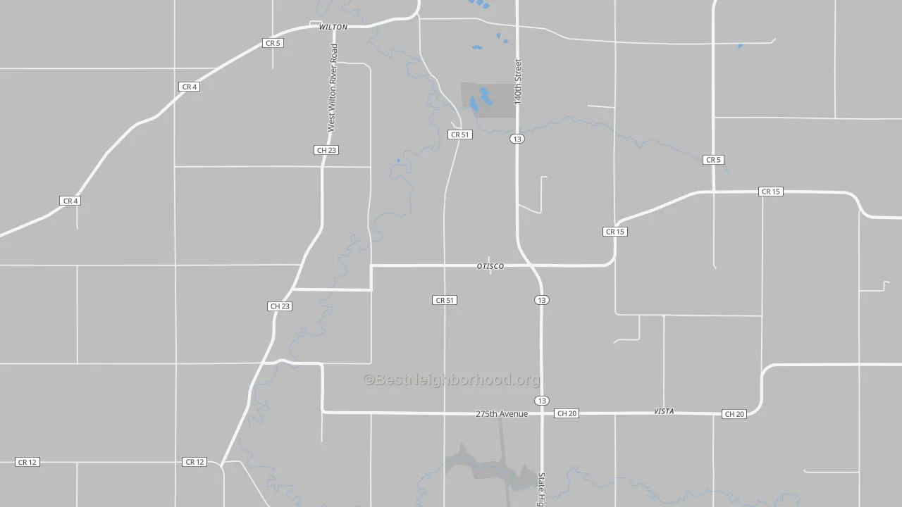 Transit Grade map of Otisco, MN