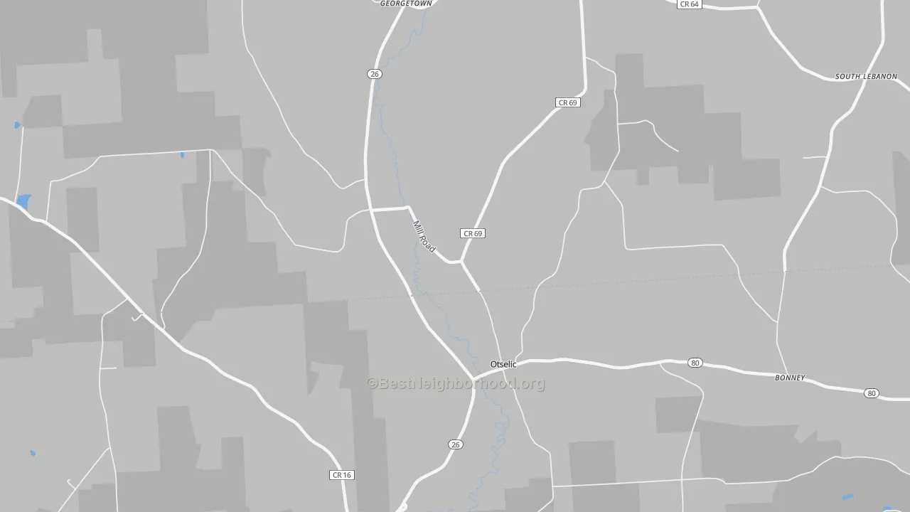 Transit Grade map of Otselic, NY