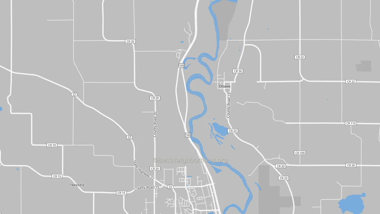 Transit Grade map of Ottawa, MN