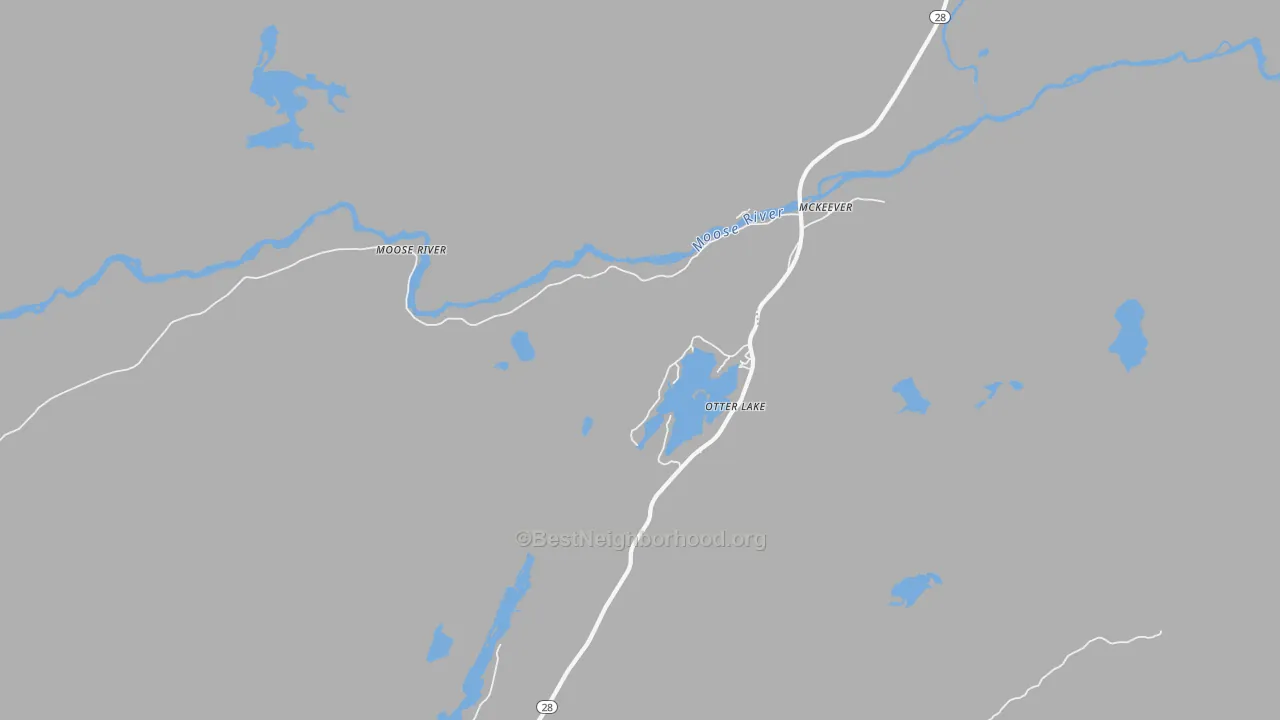 Transit Grade map of Otter Lake, NY
