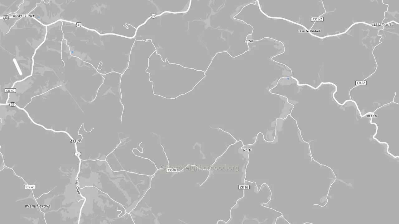 Transit Grade map of Otto, WV