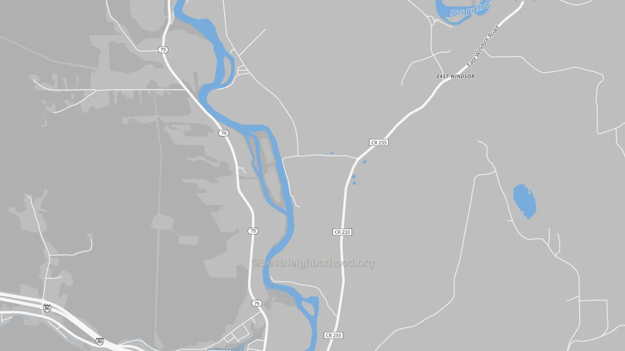 Transit Grade map of Ouaquaga, NY