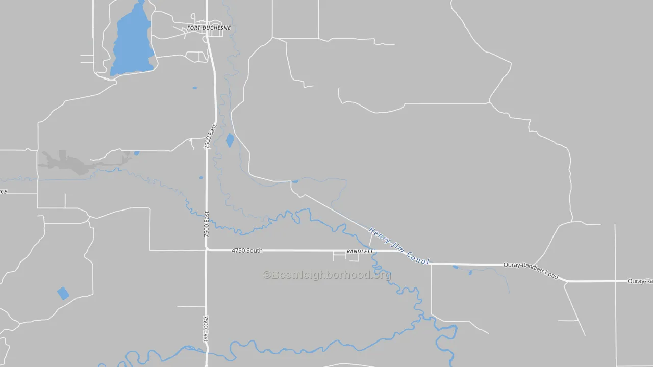 Transit Grade map of Ouray, UT