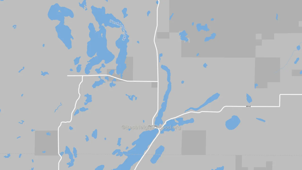 Transit Grade map of Outing, MN