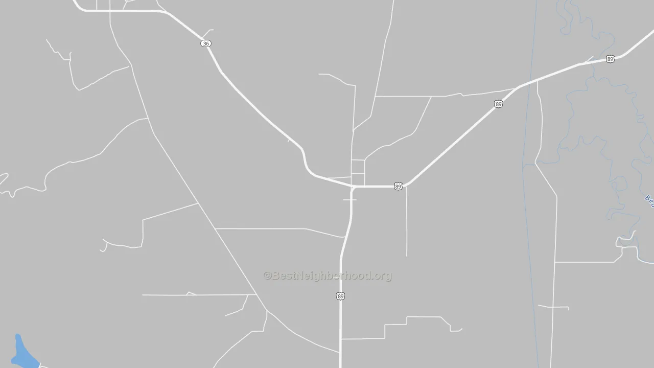 Transit Grade map of Ovid, ID