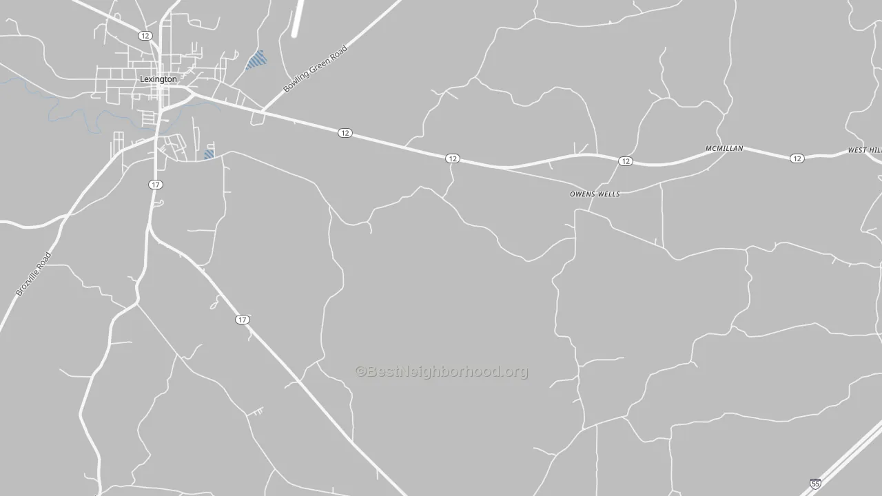 Transit Grade map of Owens Wells, MS