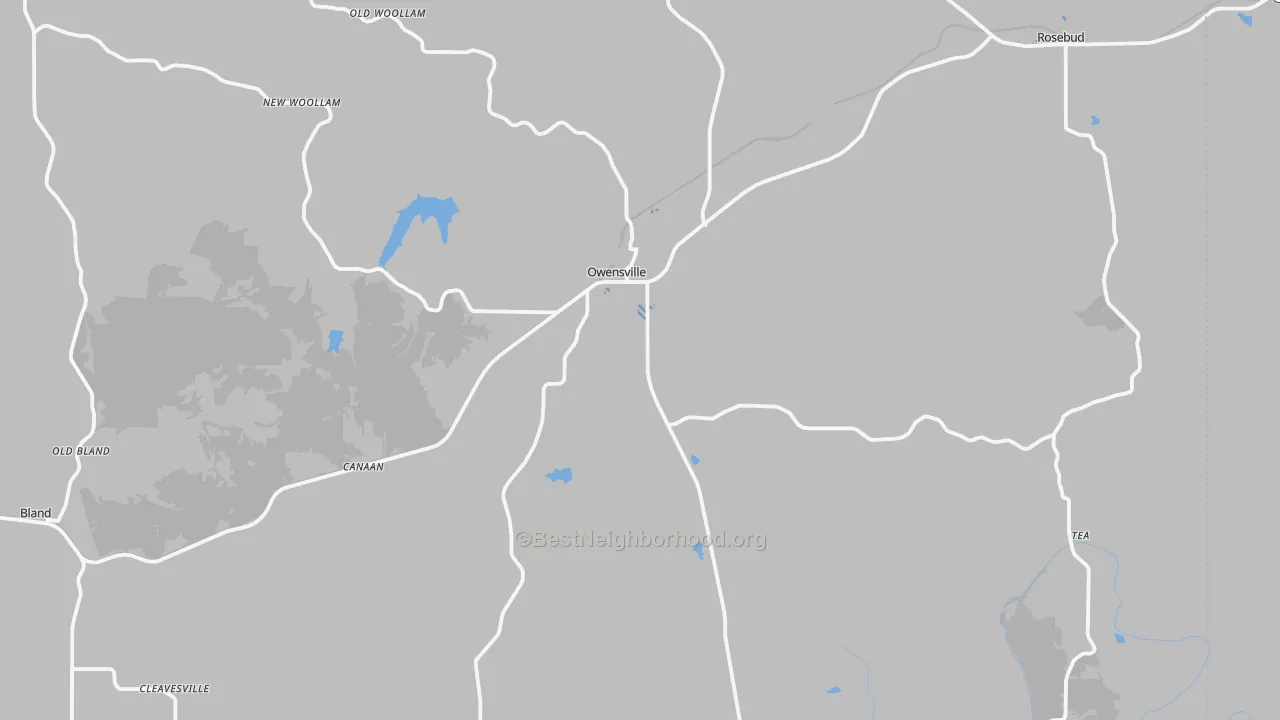 Transit Grade map of Owensville, MO