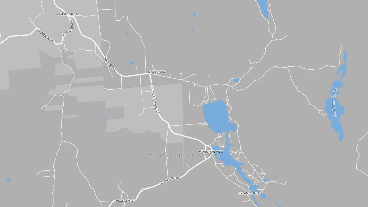 Transit Grade map of Owls Head, NY