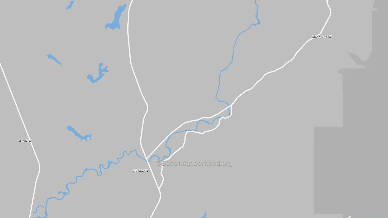 Transit Grade map of Oxford, ID