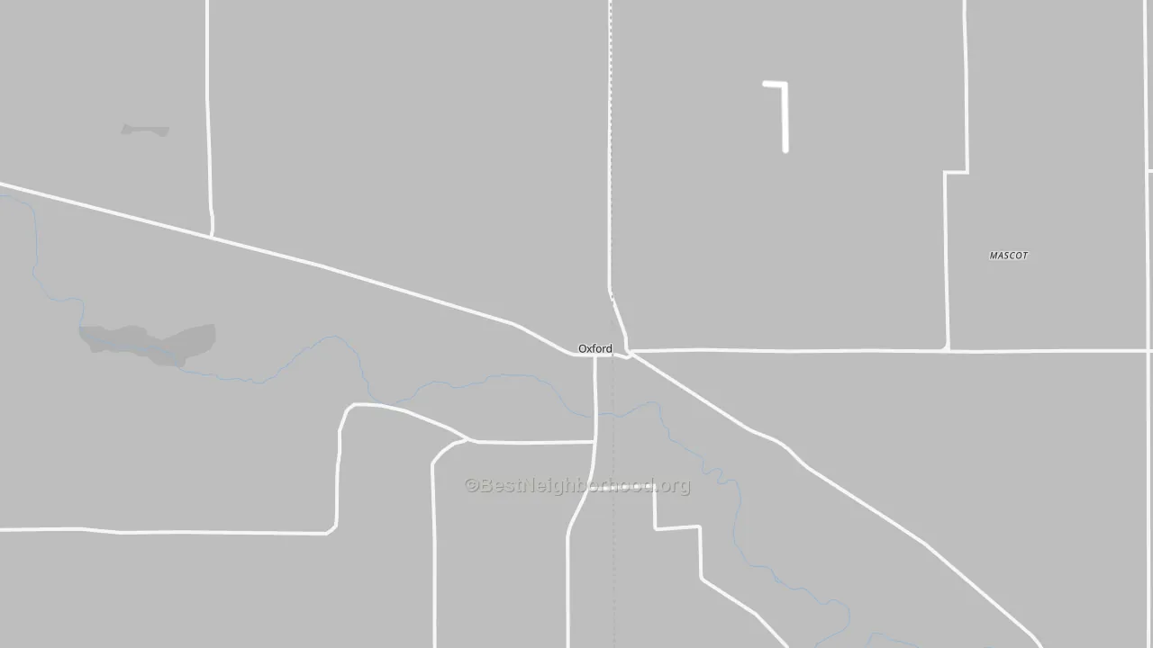 Transit Grade map of Oxford, NE