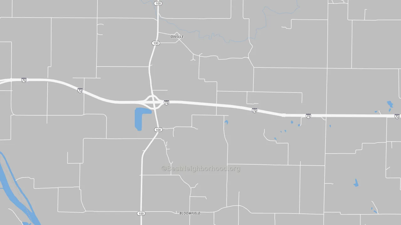 Transit Grade map of Oxville, IL