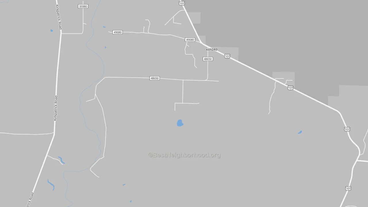 Transit Grade map of Oyhut, WA