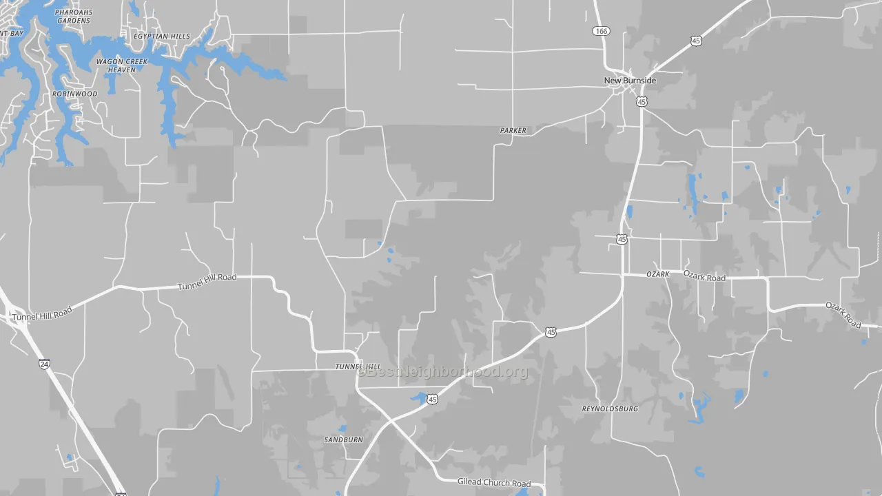 Transit Grade map of Ozark, IL