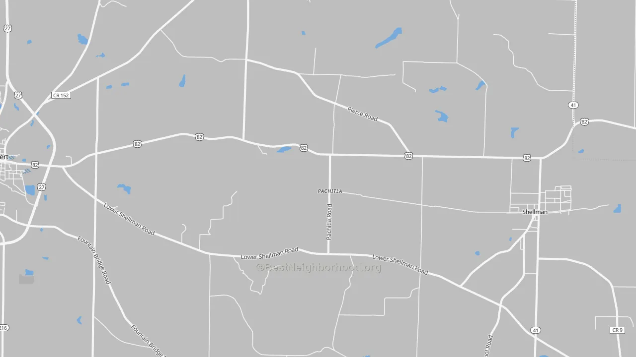 Transit Grade map of Pachitla, GA