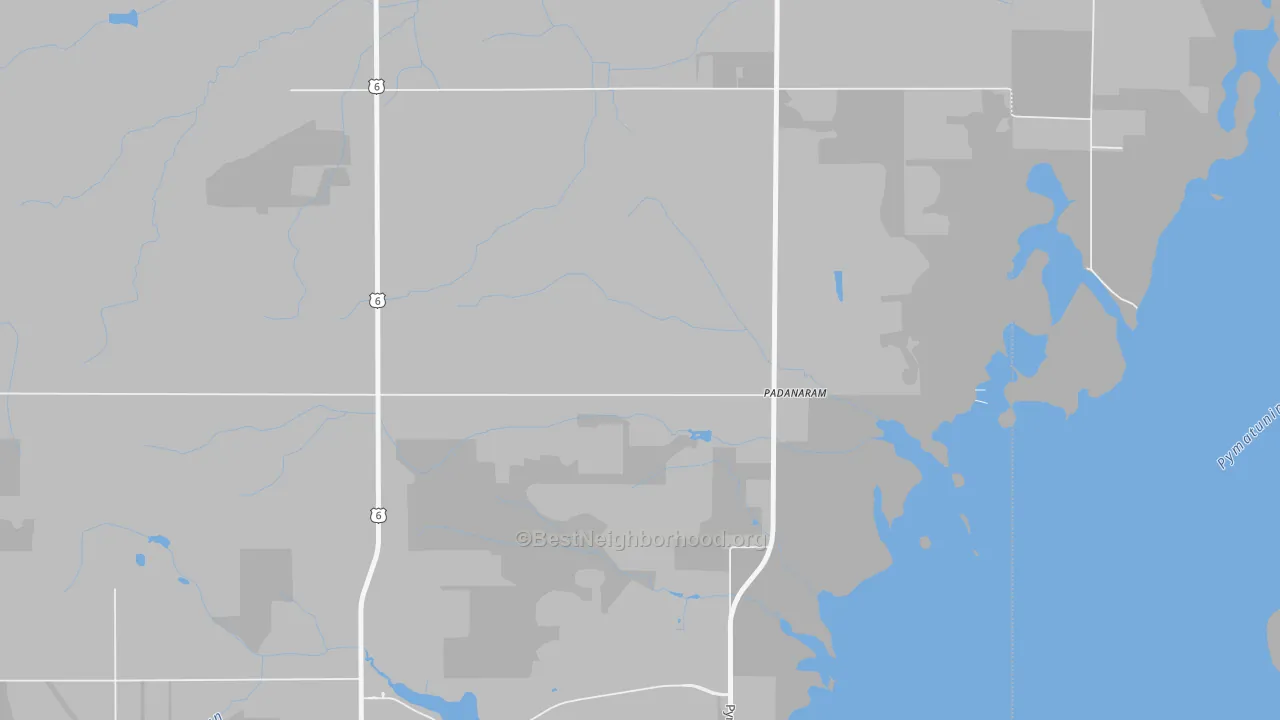 Transit Grade map of Padanaram, OH