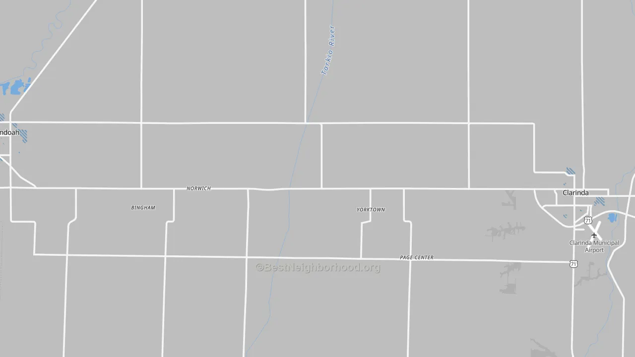 Transit Grade map of Page County, IA