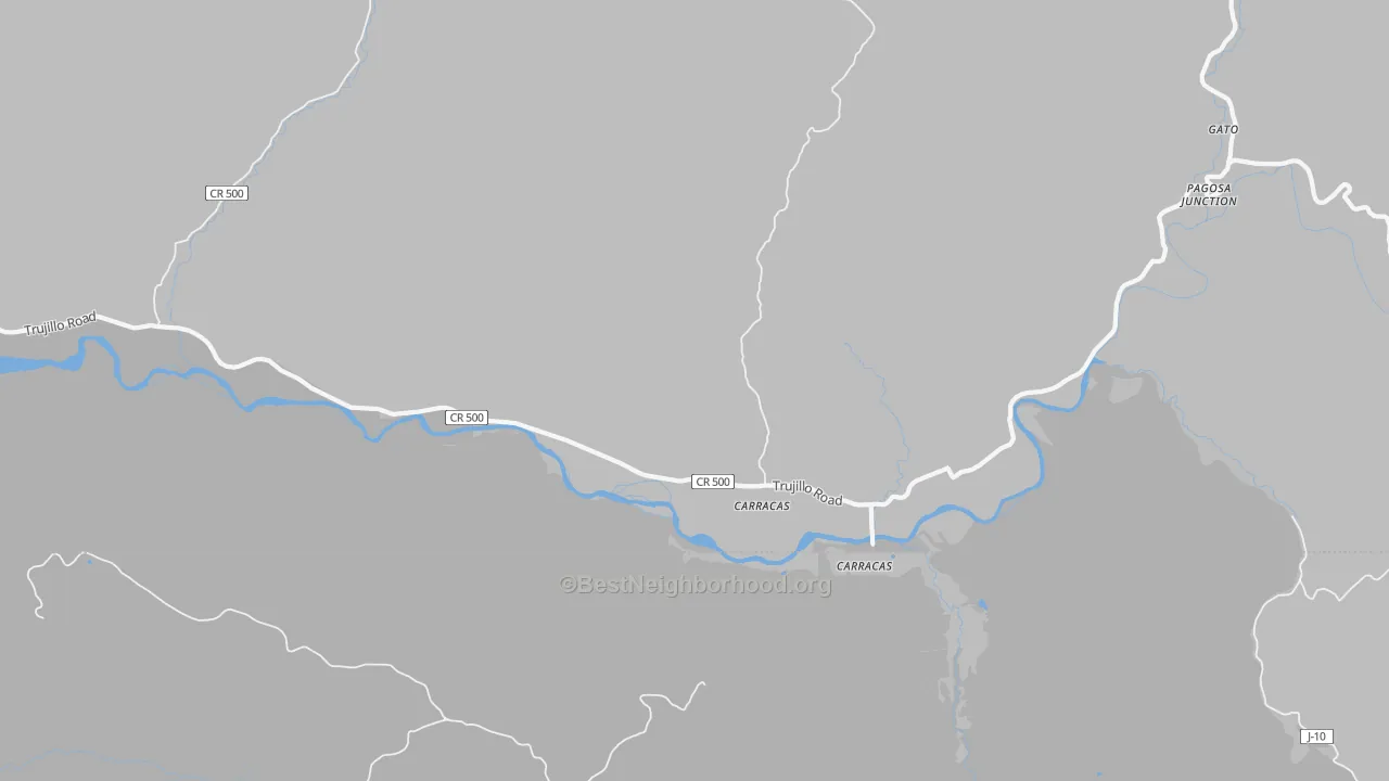 Transit Grade map of Pagosa Junction, CO