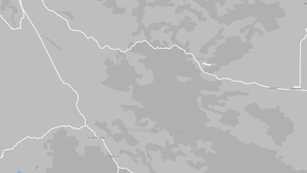 Transit Grade map of Paicines, CA