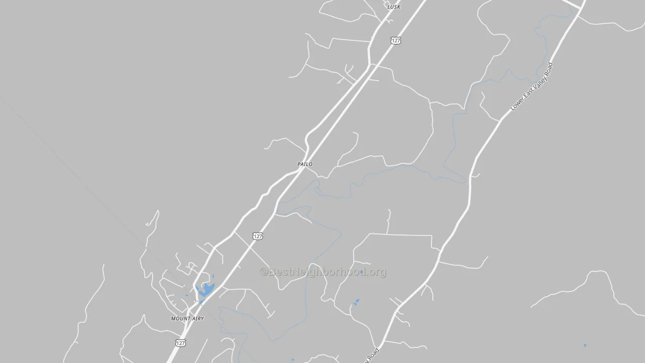 Transit Grade map of Pailo, TN