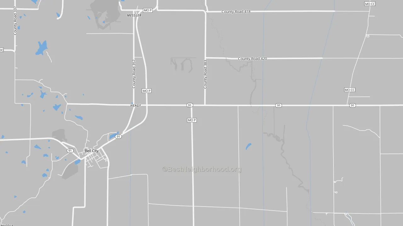 Transit Grade map of Painton, MO