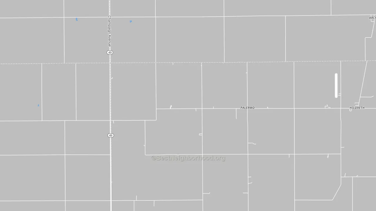 Transit Grade map of Palermo, IL