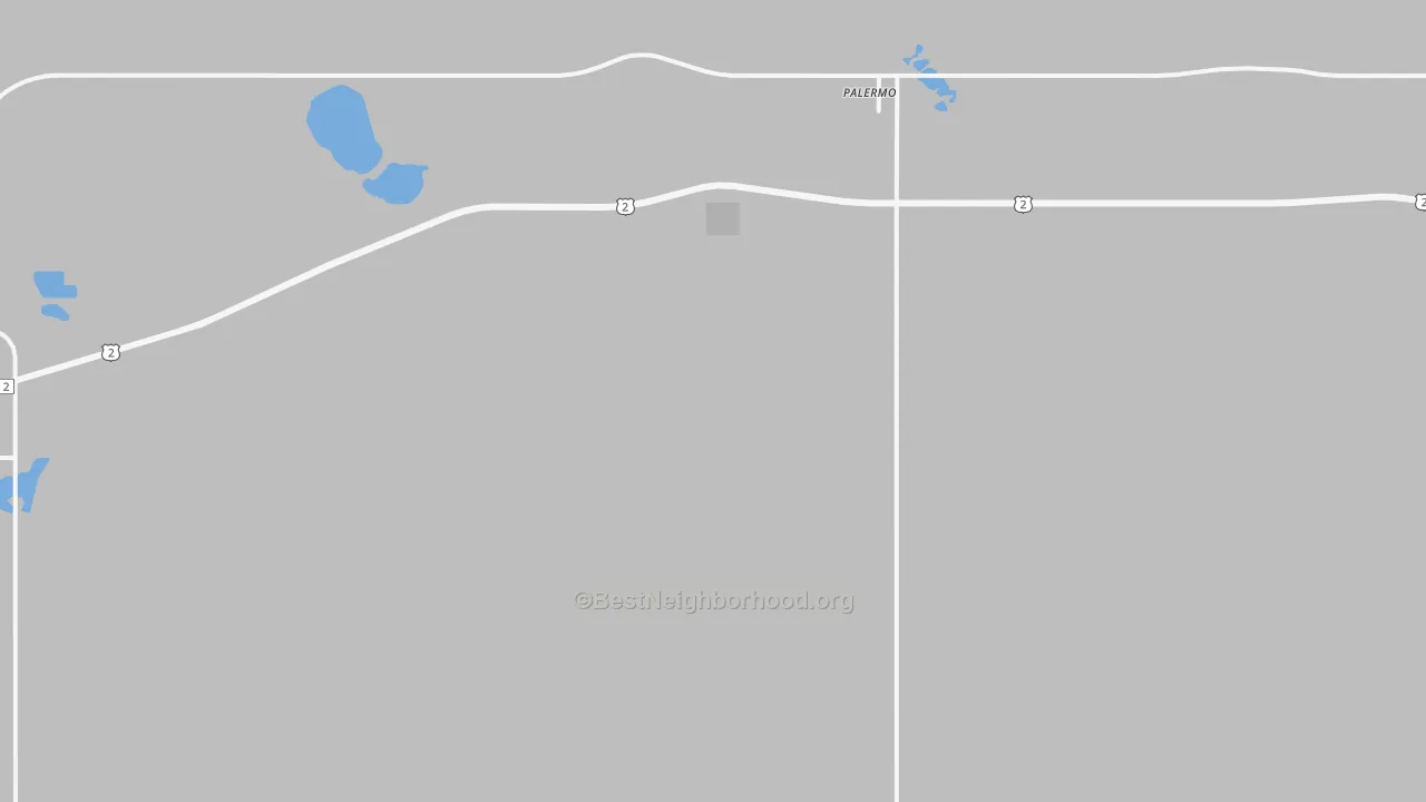 Transit Grade map of Palermo, ND