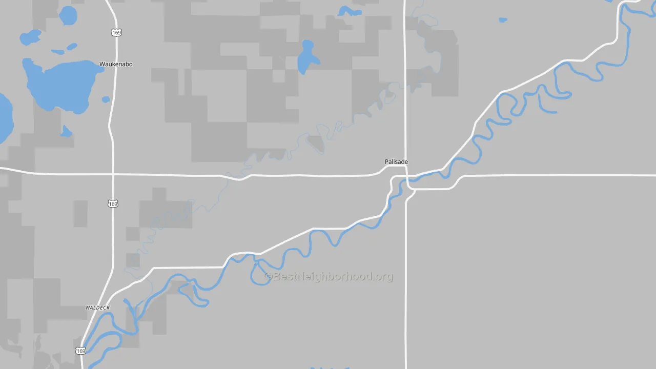 Transit Grade map of Palisade, MN