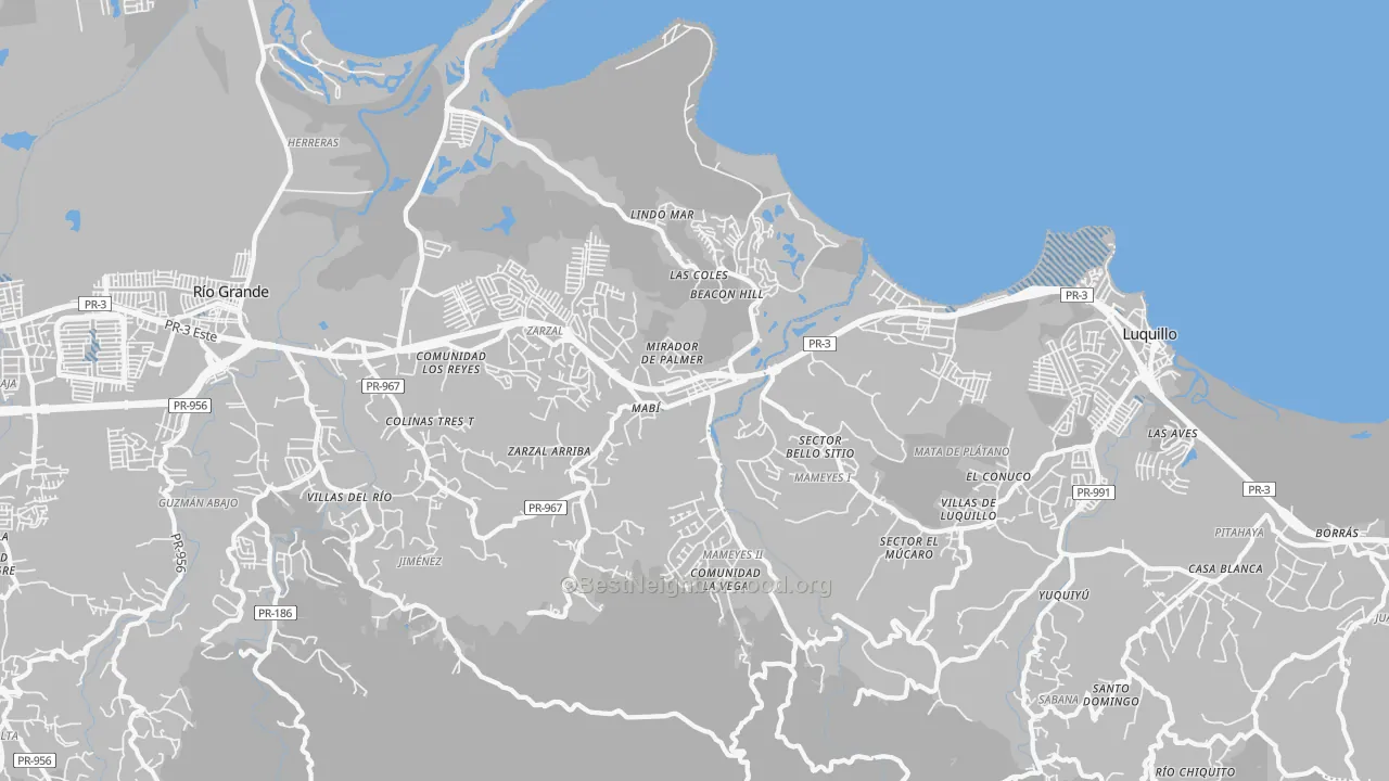 Transit Grade map of Palmer, PR
