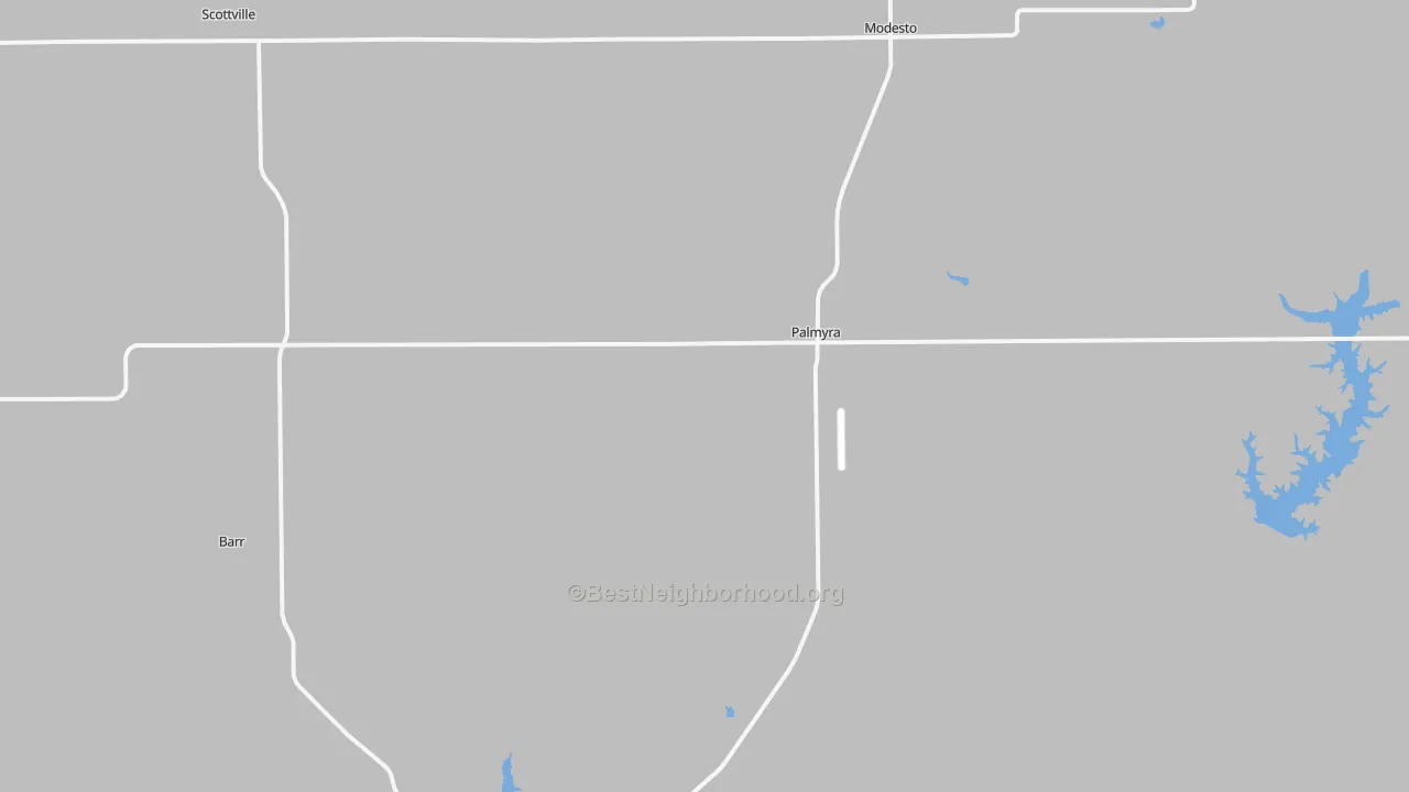 Transit Grade map of Palmyra, IL