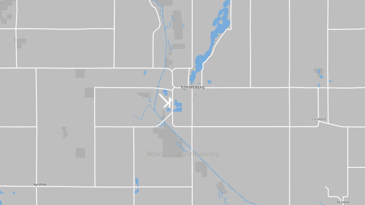Transit Grade map of Palo Alto County, IA