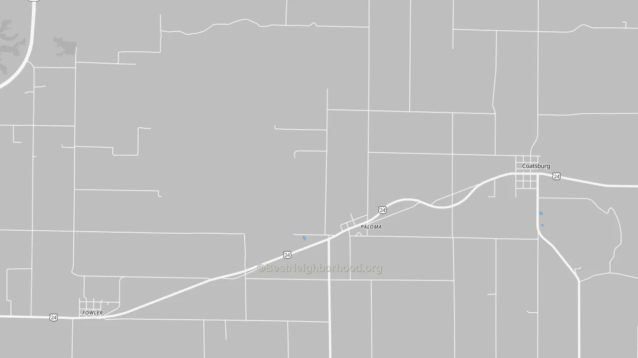Transit Grade map of Paloma, IL