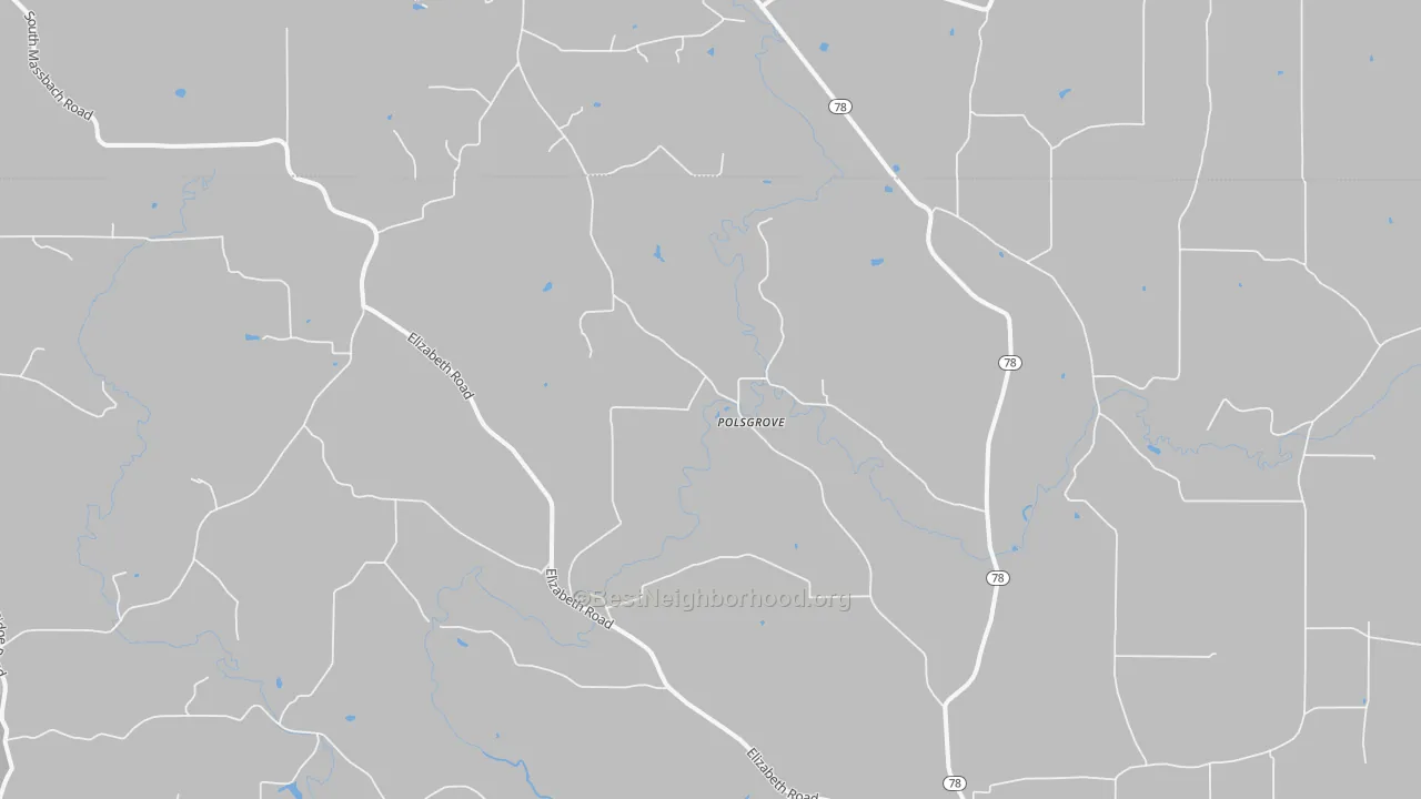 Transit Grade map of Palsgrove, IL