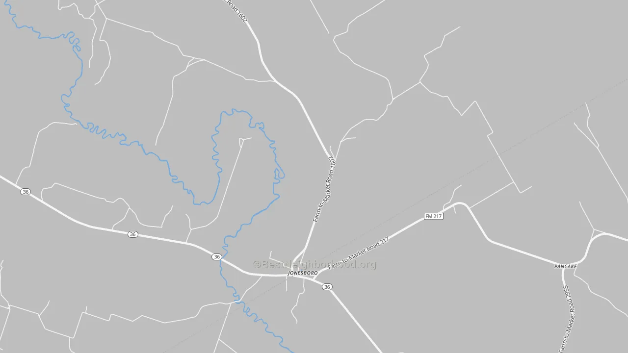 Transit Grade map of Pancake, TX