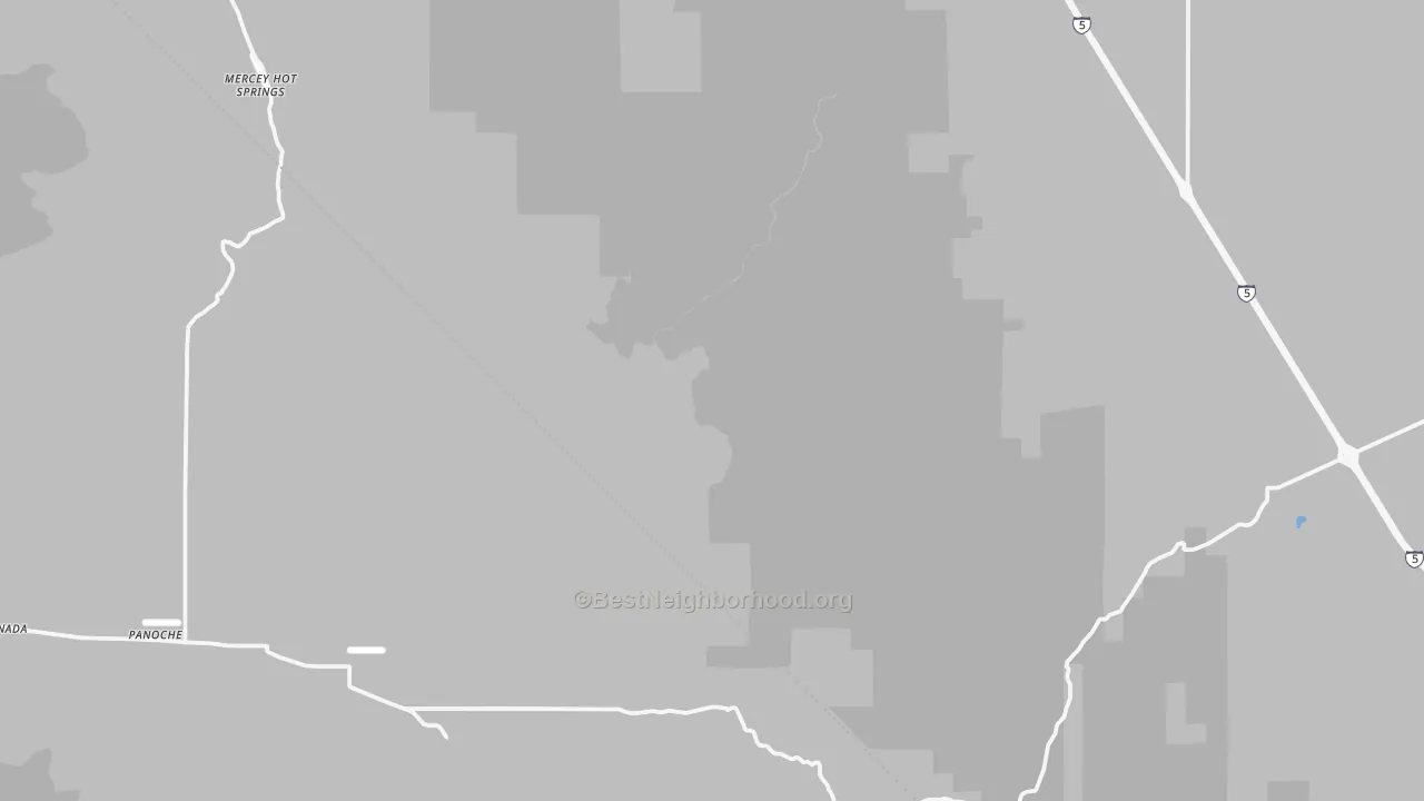 Transit Grade map of Panoche, CA
