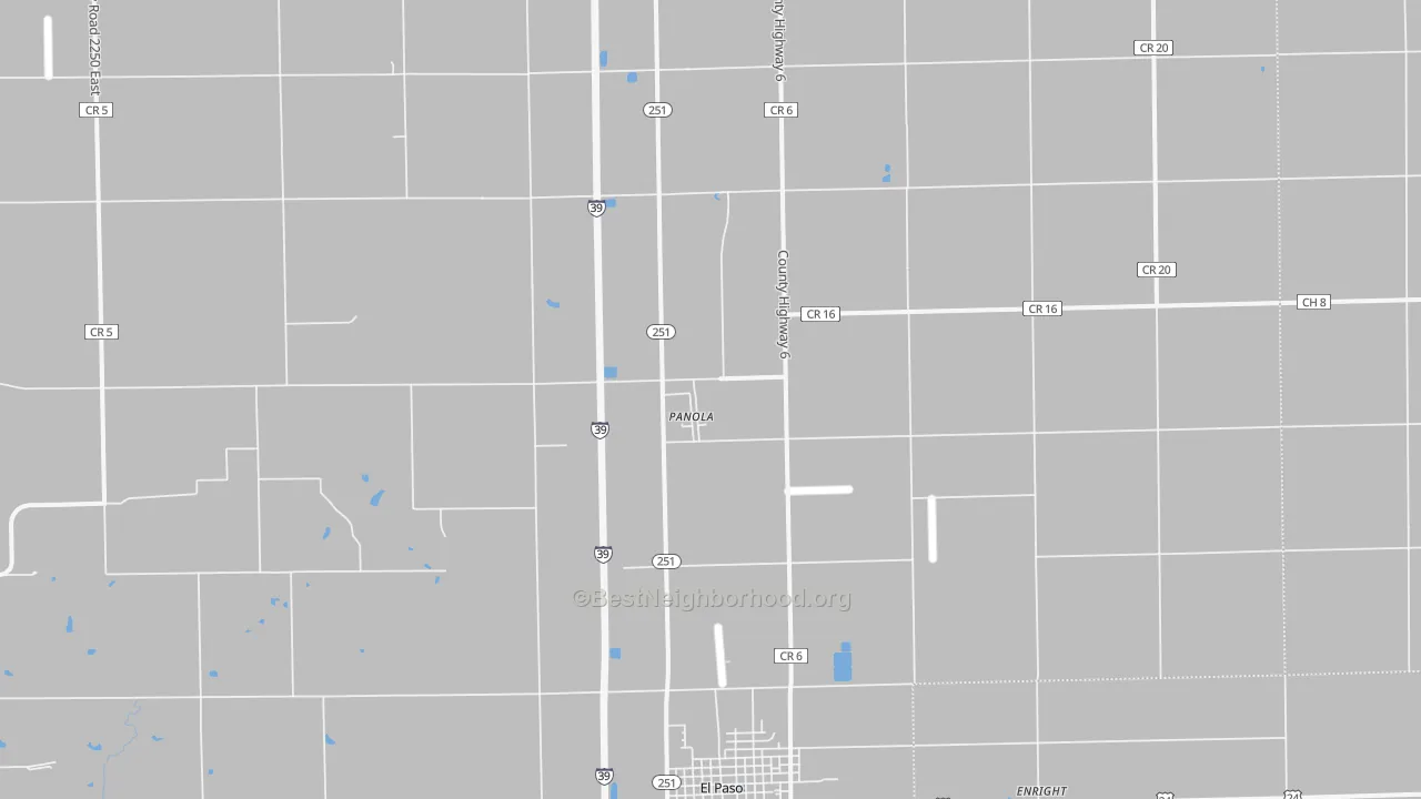 Transit Grade map of Panola, IL
