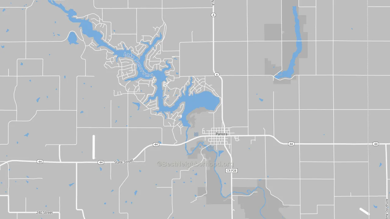 Transit Grade map of Panora, IA