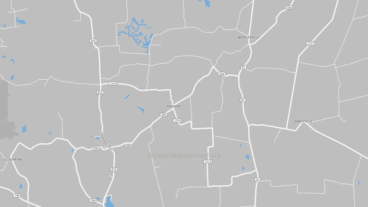 Transit Grade map of Panther, KY