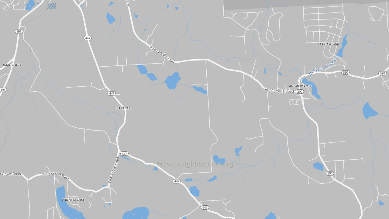 Transit Grade map of Panther, PA