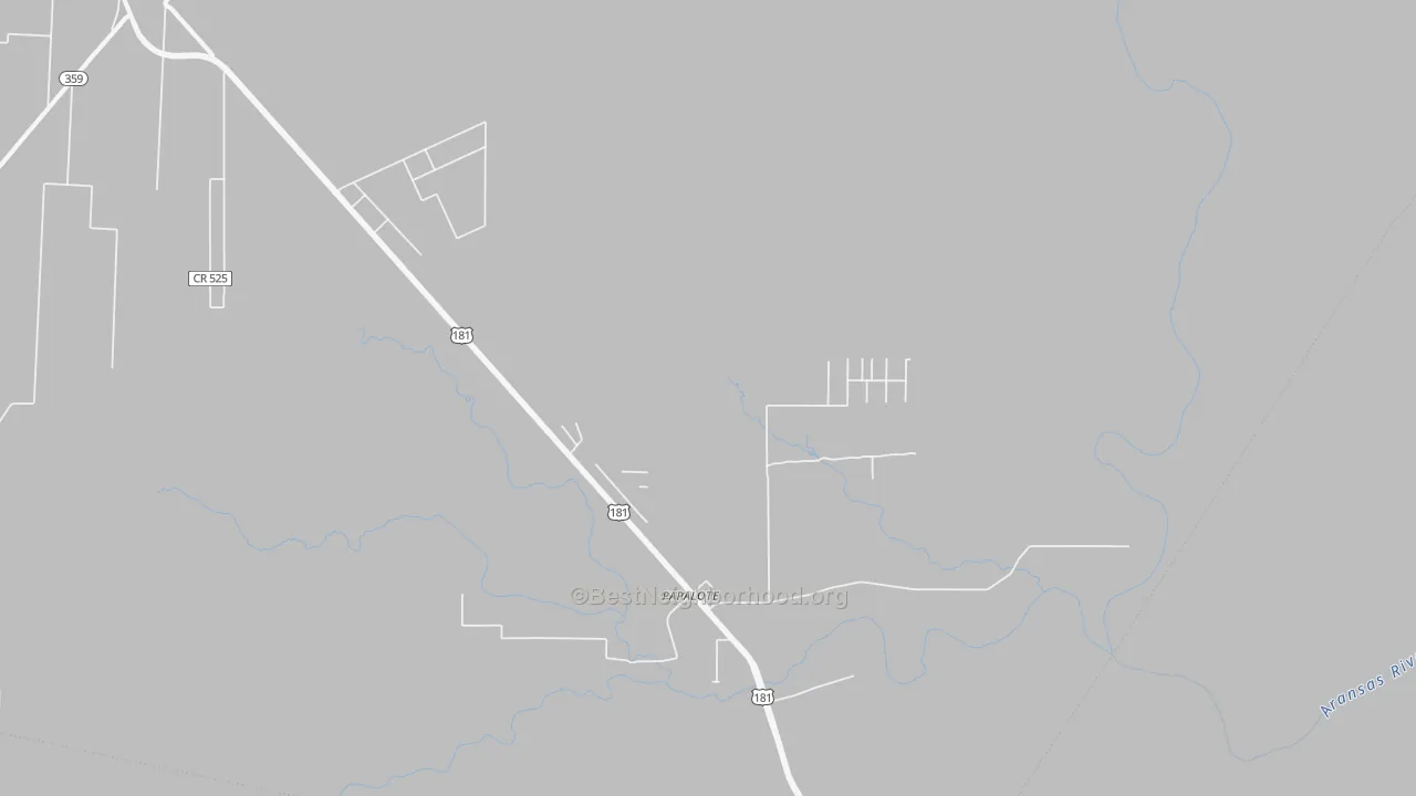 Transit Grade map of Papalote, TX