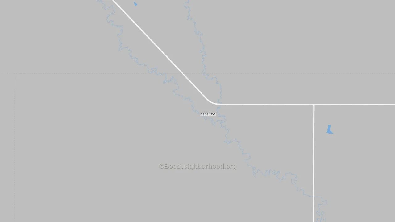 Transit Grade map of Paradise, KS