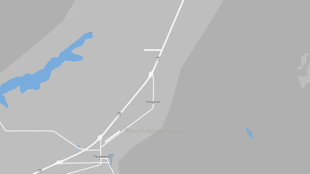 Transit Grade map of Paragonah, UT