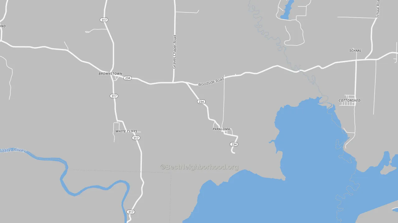 Transit Grade map of Paraloma, AR