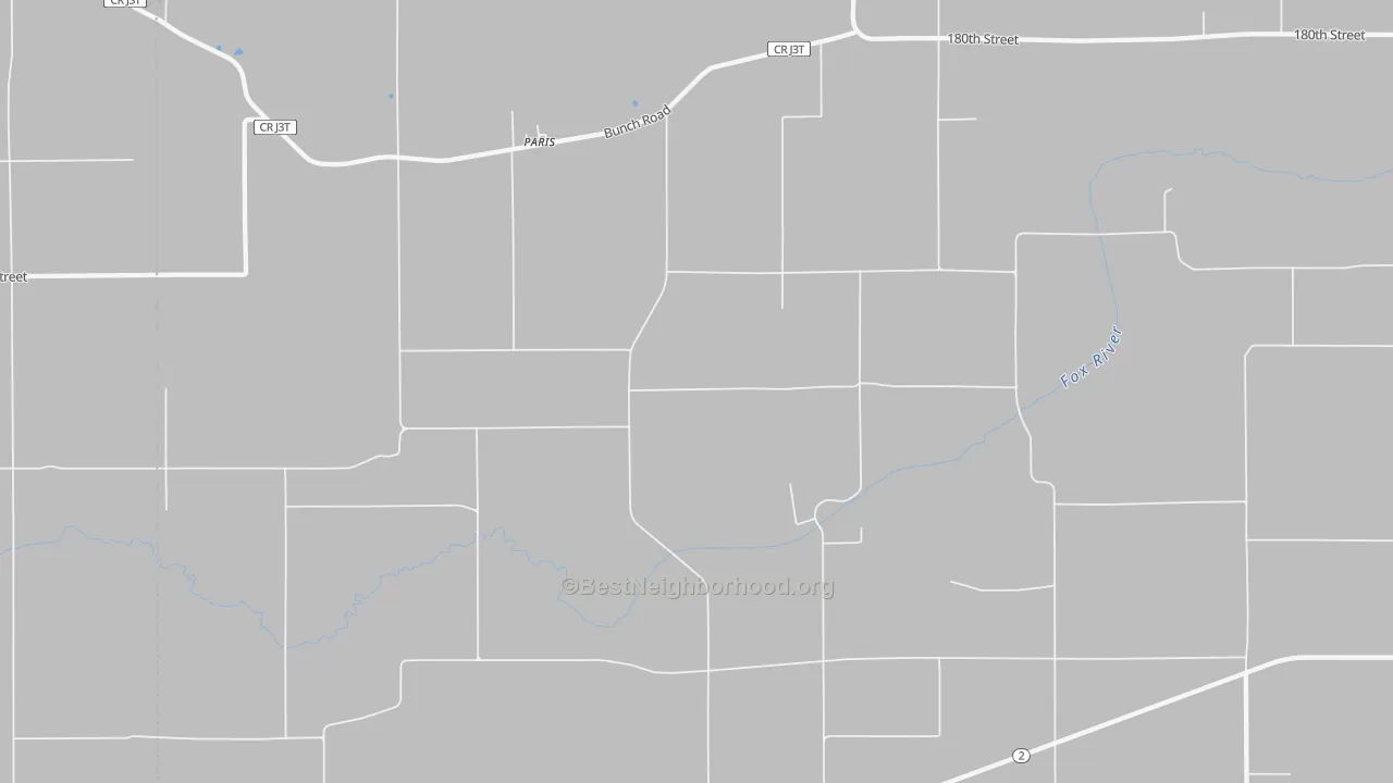 Transit Grade map of Paris, IA