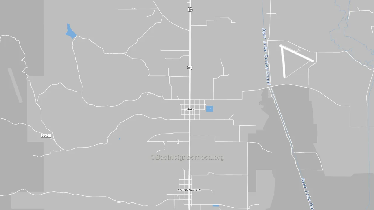 Transit Grade map of Paris, ID