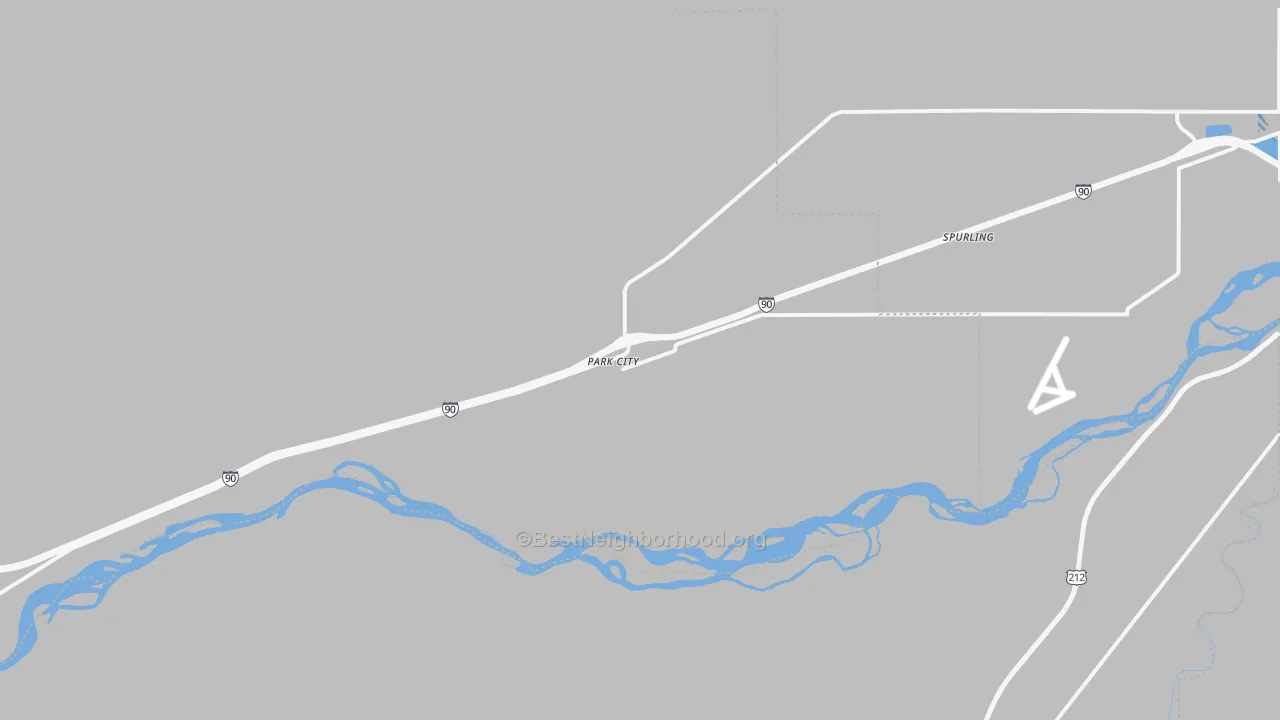 Transit Grade map of Park City, MT