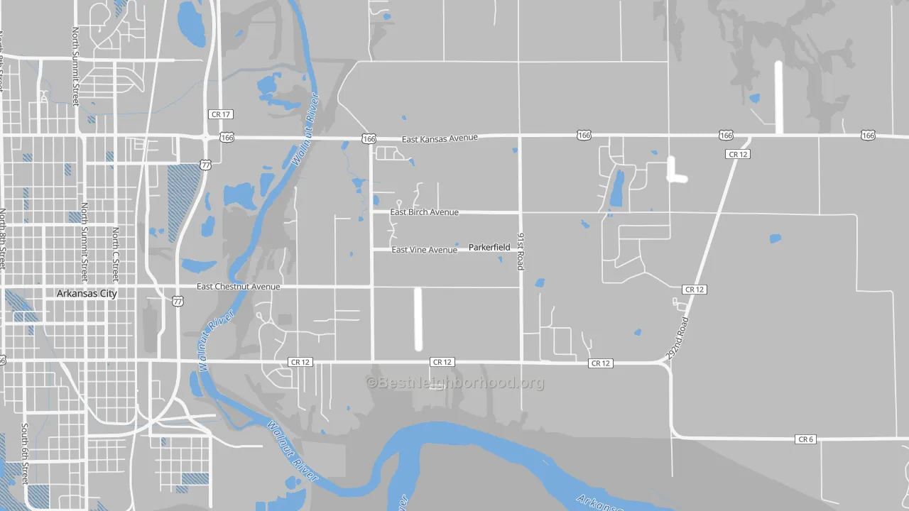 Transit Grade map of Parkerfield, KS
